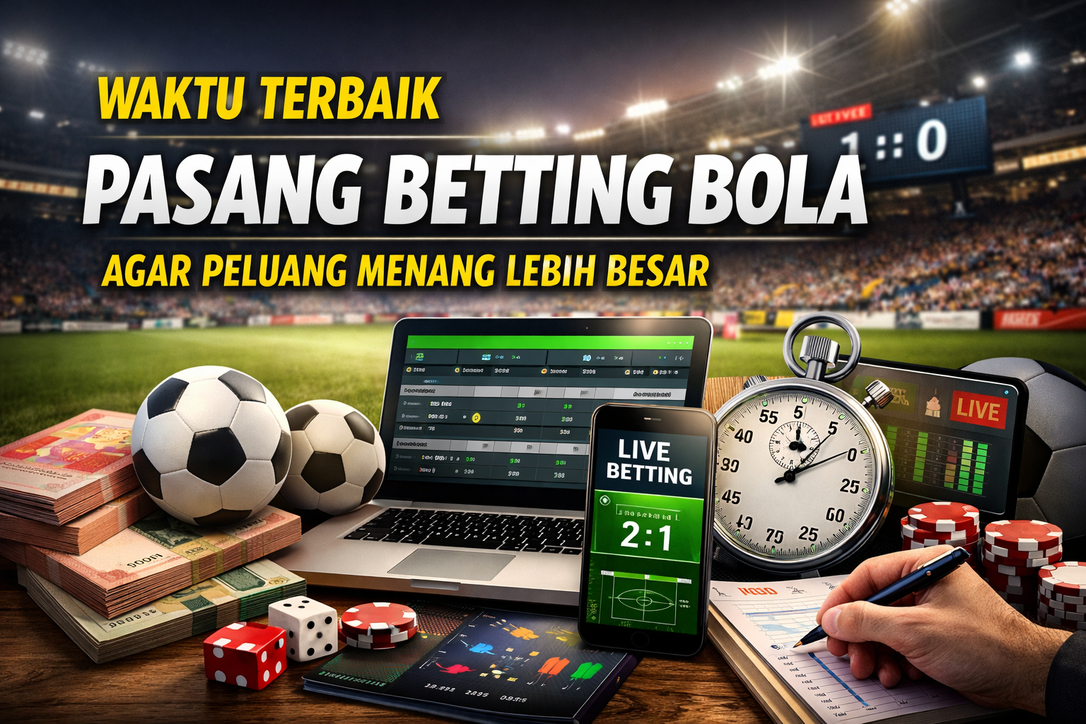 Waktu Terbaik Pasang Betting Bola Agar Peluang Menang Lebih Besar