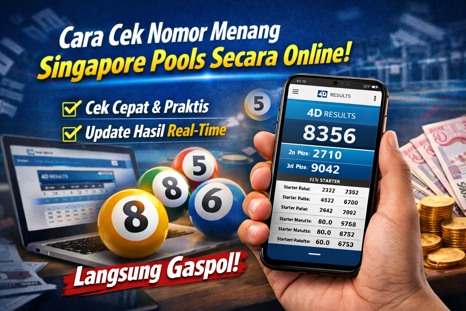 Cara Cek Nomor Menang Singapore Pools Secara Online